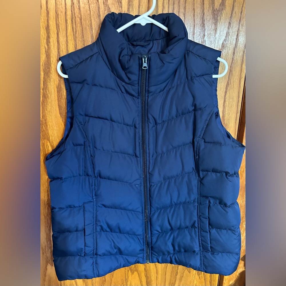 Lands End Women’s Down Puffer Vest Size L